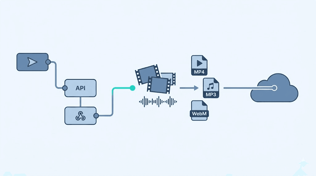 Video File Conversion API in Pipedream: No-Server Transcoding